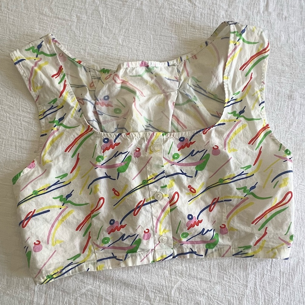 Vintage Retro Vibe Crop Top
